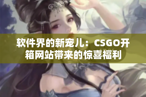 软件界的新宠儿：CSGO开箱网站带来的惊喜福利