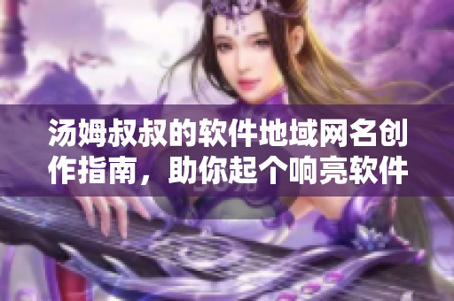 汤姆叔叔的软件地域网名创作指南，助你起个响亮软件网络ID