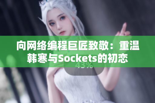 向网络编程巨匠致敬：重温韩寒与Sockets的初恋