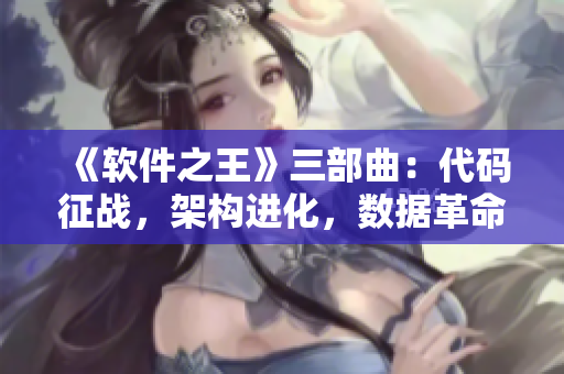 《软件之王》三部曲：代码征战，架构进化，数据革命