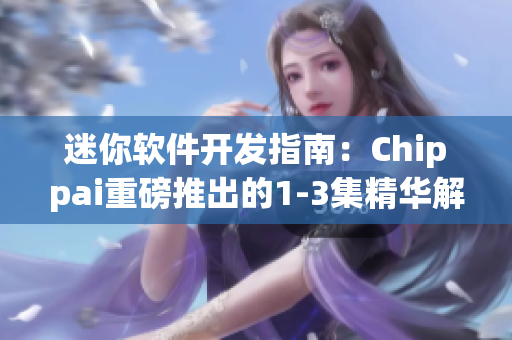 迷你软件开发指南：Chippai重磅推出的1-3集精华解读