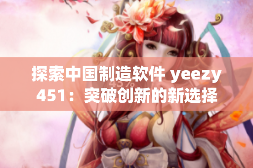 探索中国制造软件 yeezy451：突破创新的新选择