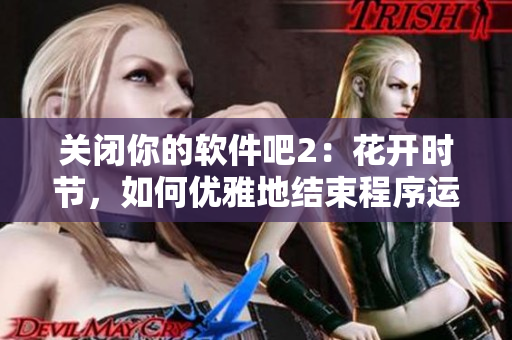关闭你的软件吧2：花开时节，如何优雅地结束程序运行