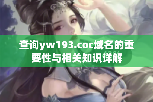 查询yw193.coc域名的重要性与相关知识详解