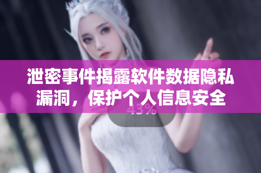 泄密事件揭露软件数据隐私漏洞，保护个人信息安全