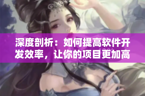 深度剖析：如何提高软件开发效率，让你的项目更加高效运作