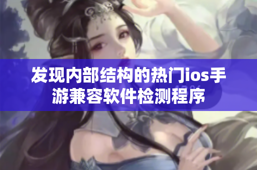 发现内部结构的热门ios手游兼容软件检测程序