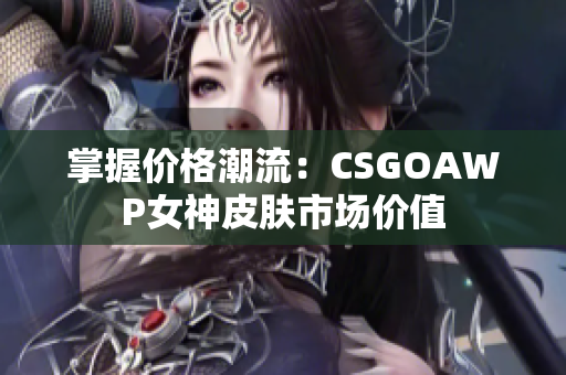 掌握价格潮流：CSGOAWP女神皮肤市场价值