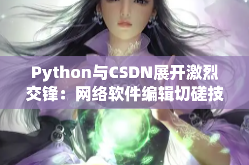 Python与CSDN展开激烈交锋：网络软件编辑切磋技艺