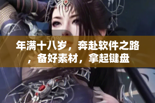 年满十八岁，奔赴软件之路，备好素材，拿起键盘