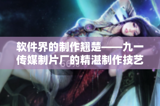 软件界的制作翘楚——九一传媒制片厂的精湛制作技艺